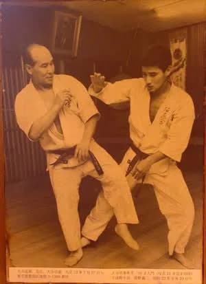 Latihan kumite bersama Mas Oyama